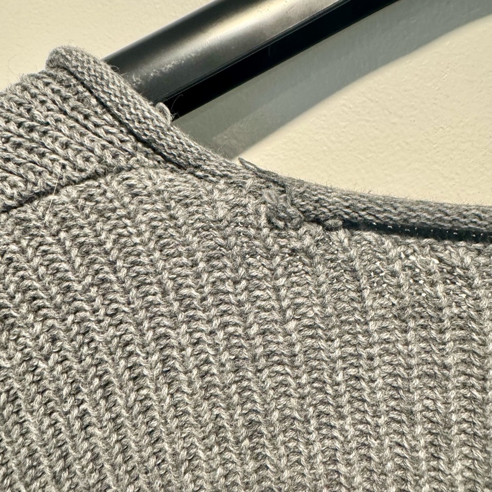 Universal Thread Gray Ribbed Open-Front Cardigan - Picture 4 of 4